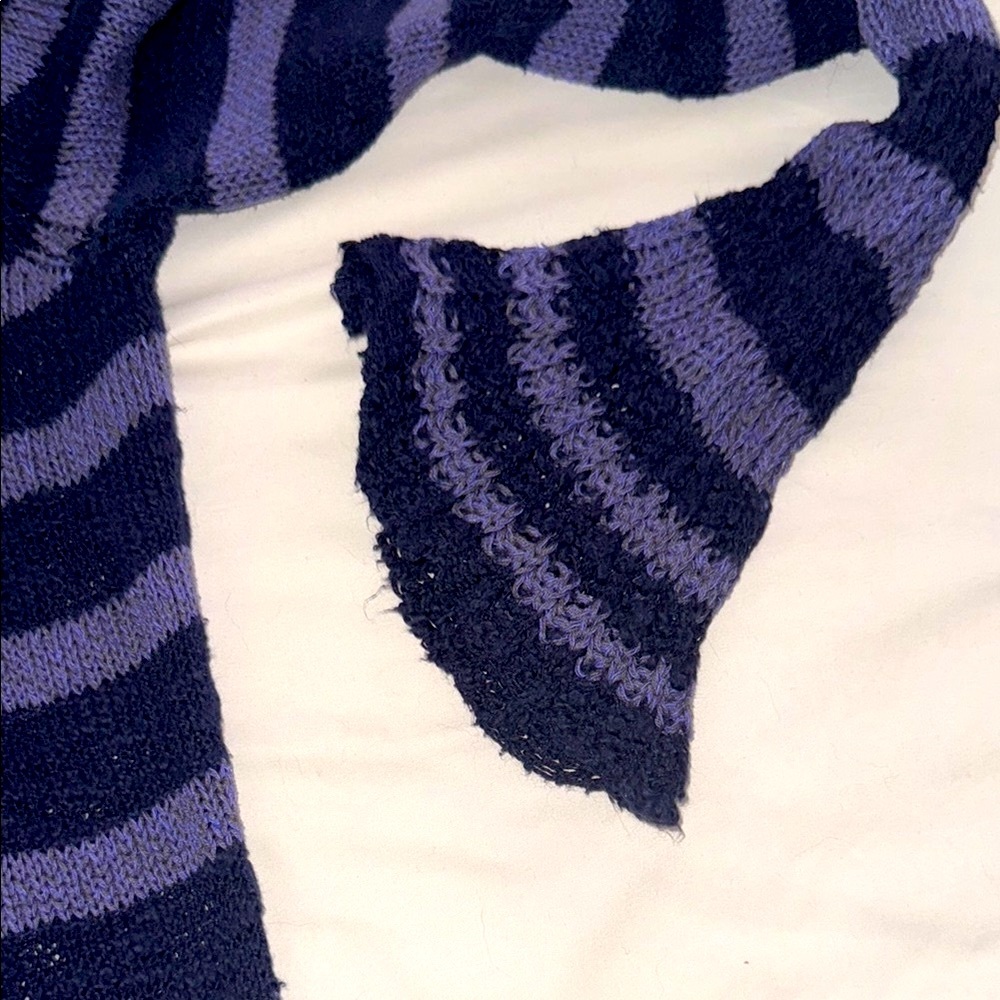 Free People Striped Knit Top in Purple and Lavender - Picture 4 of 8